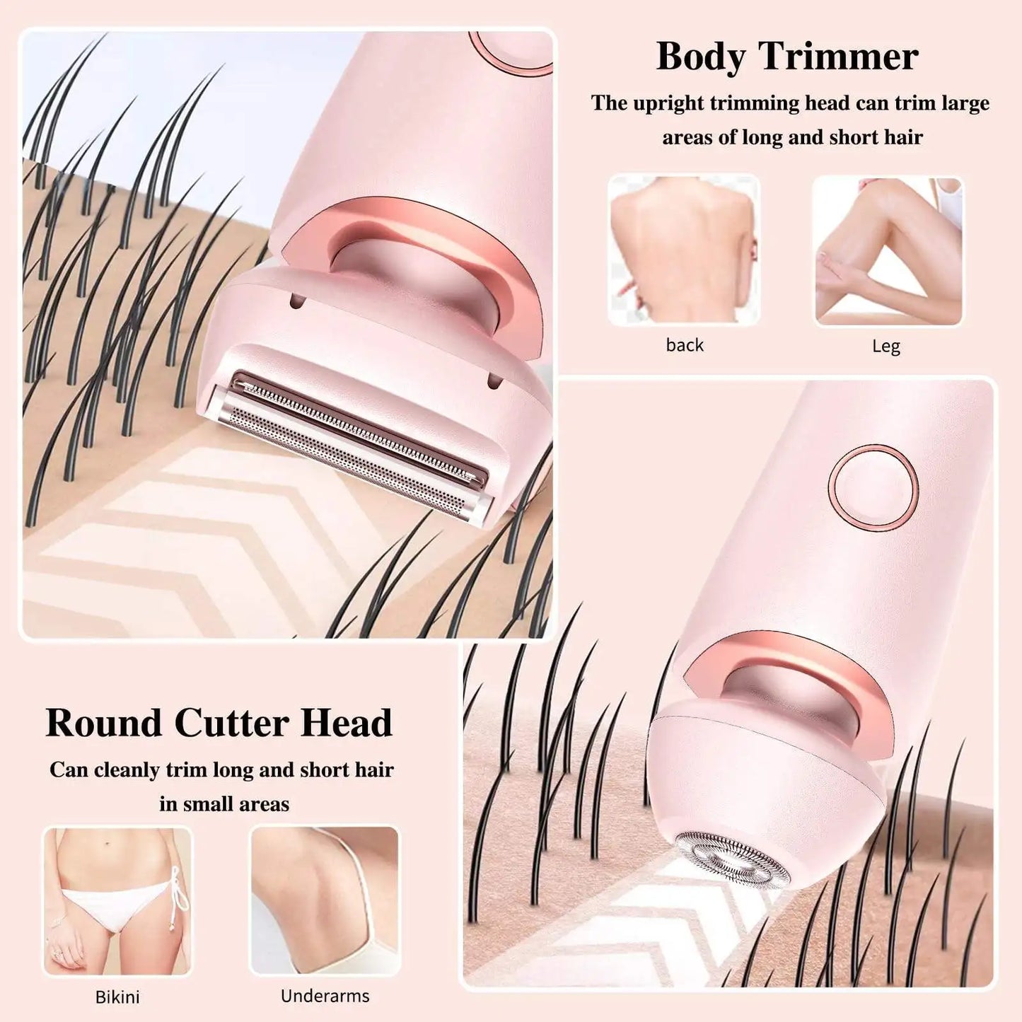 GlamourGroom 2-in-1 Trimmer